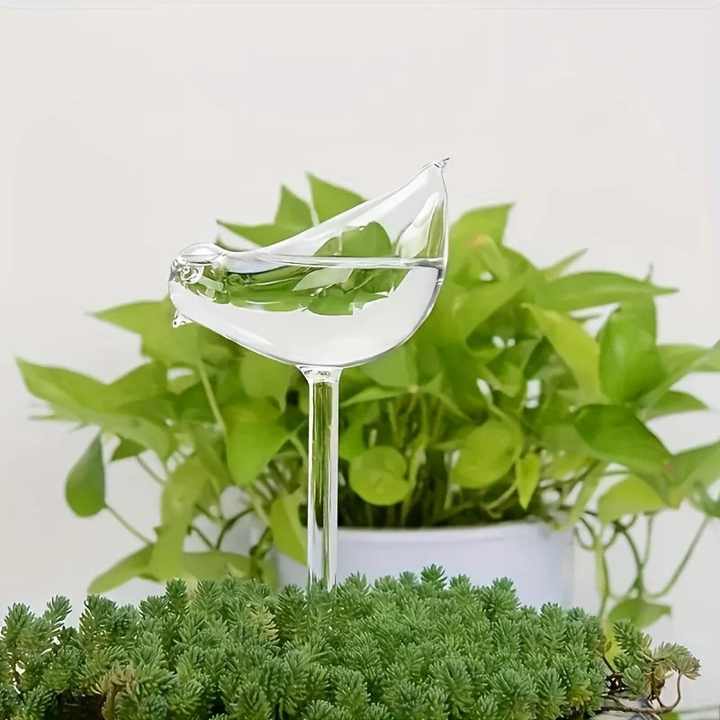 Bird-Shaped Self-Watering Stakes