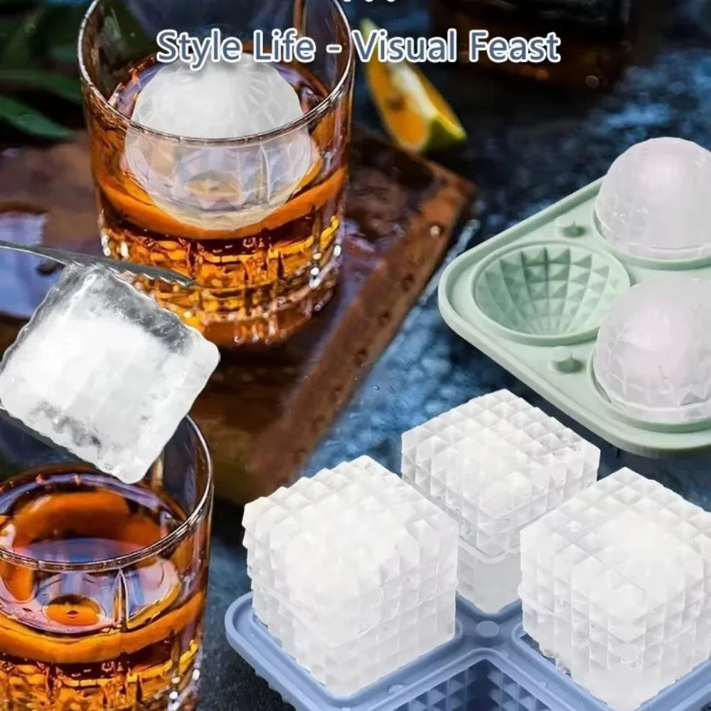Diamond & Sphere Ice Mold