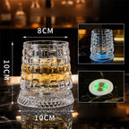 LED Glowing Rotating Whiskey Glass
