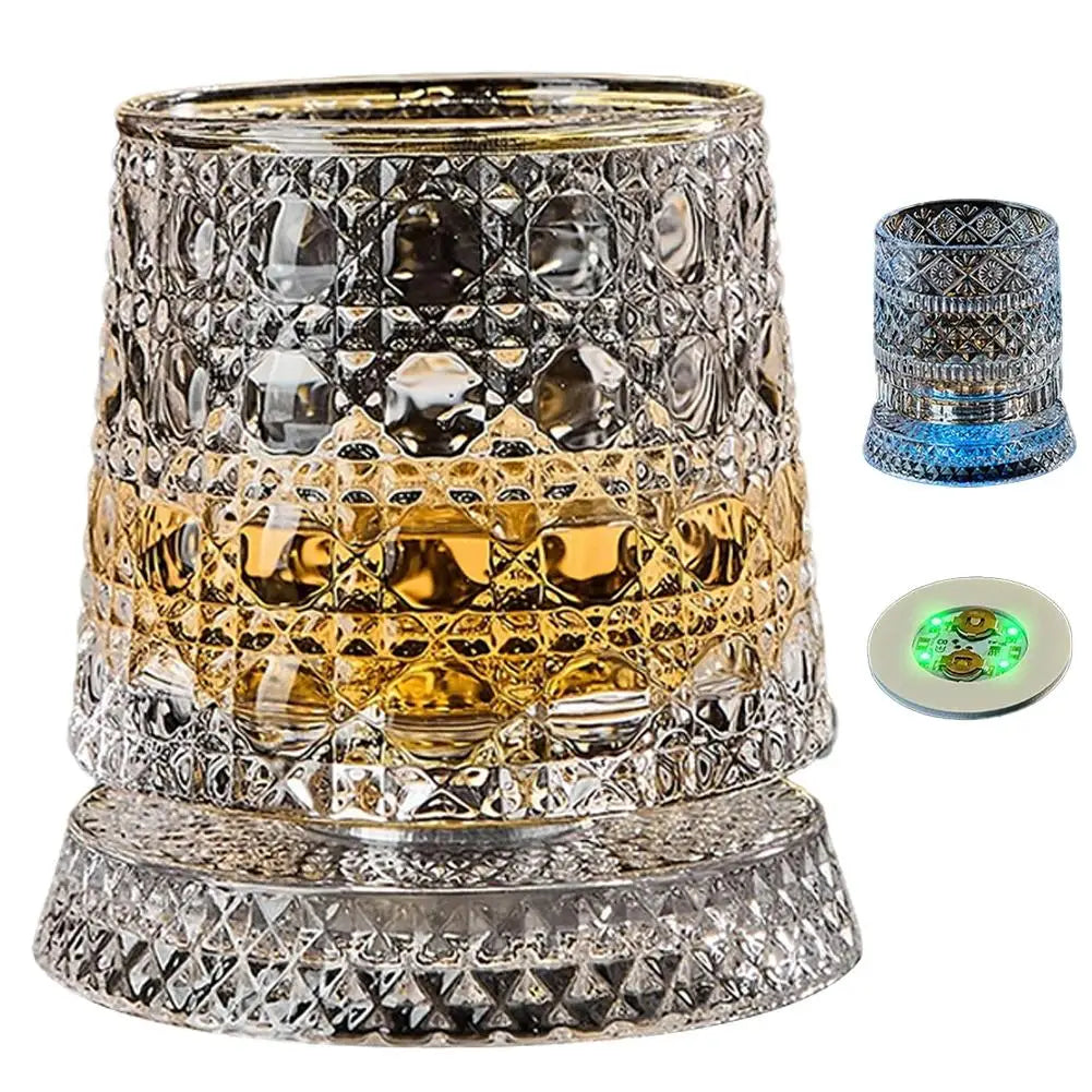 Luminous Rotating Whiskey Glass