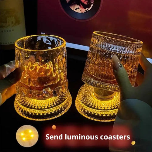 Luminous Rotating Whiskey Glass
