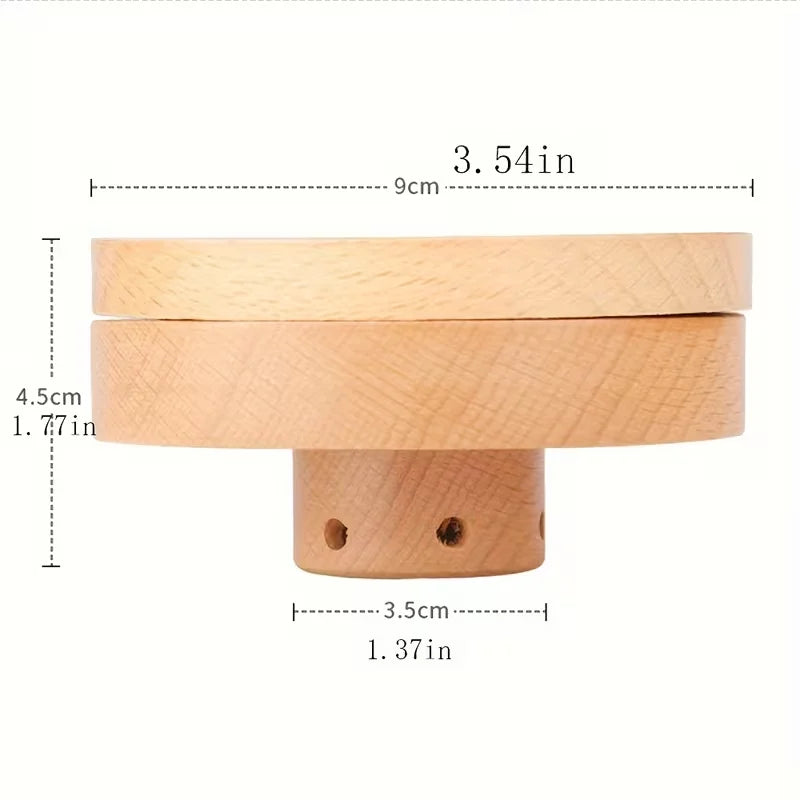 Wooden Cocktail Smoker Kit – Natural Wood Chips (4–8 pcs)
