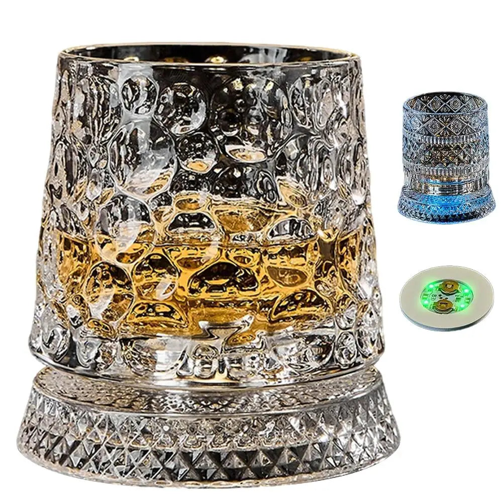 Luminous Rotating Whiskey Glass