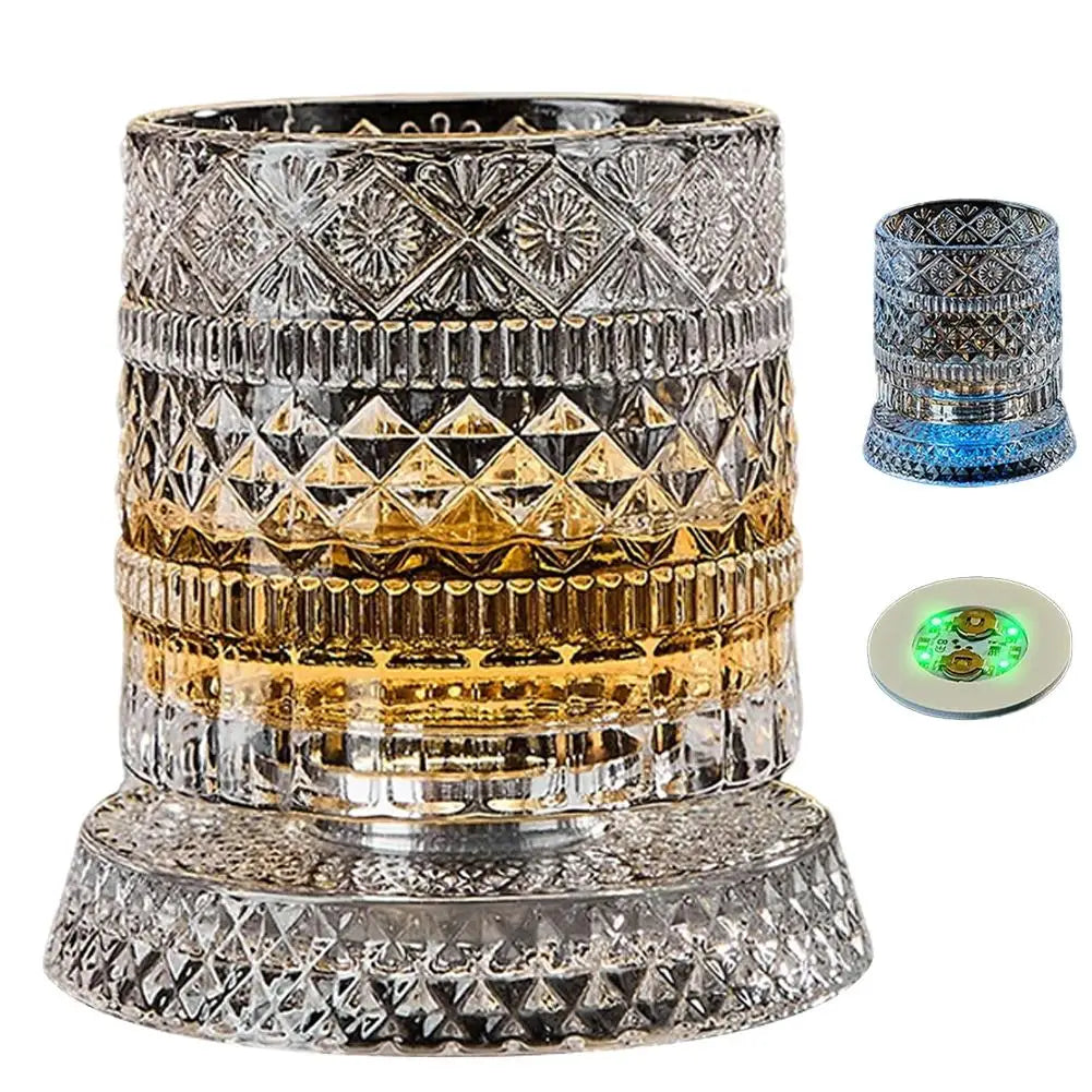 Luminous Rotating Whiskey Glass