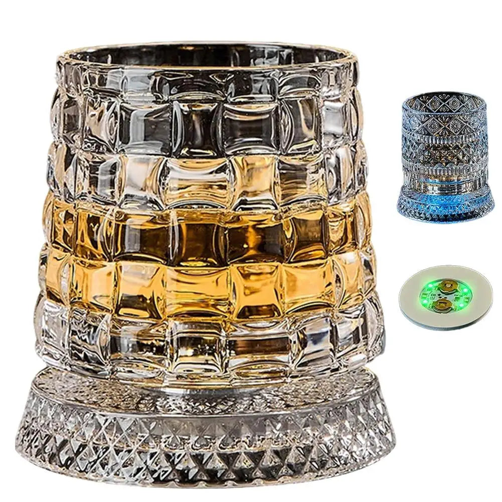 Luminous Rotating Whiskey Glass