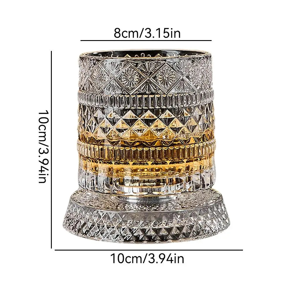 Luminous Rotating Whiskey Glass
