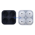 367A 3D Baseball Ice Cubes Mold Silicone Round Ice Ball Maker for Creative Drink and Parties Popsicles Making Tool