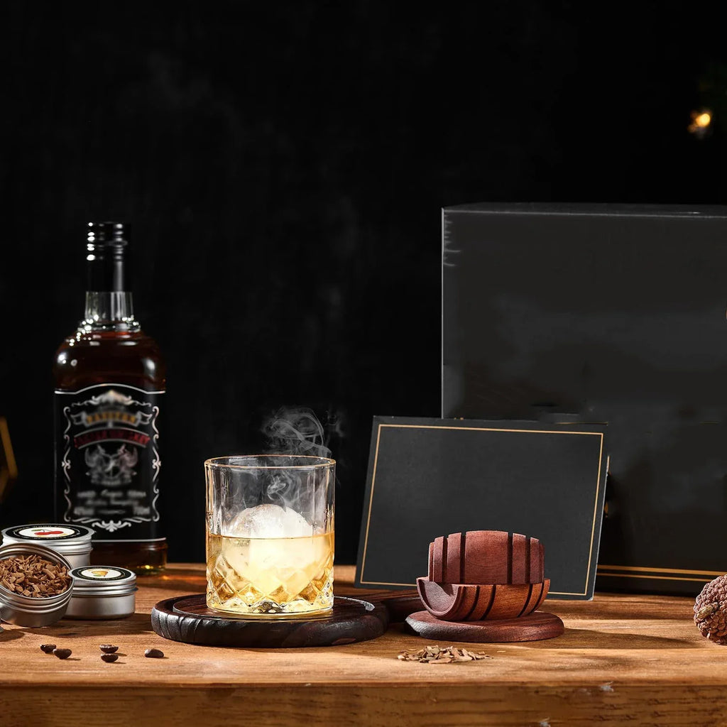 Whiskey Smoker Kit – 6 Wood Chip Flavors
