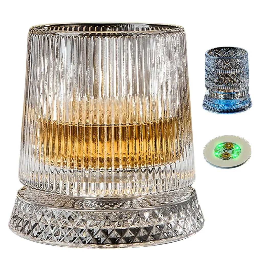 Luminous Rotating Whiskey Glass