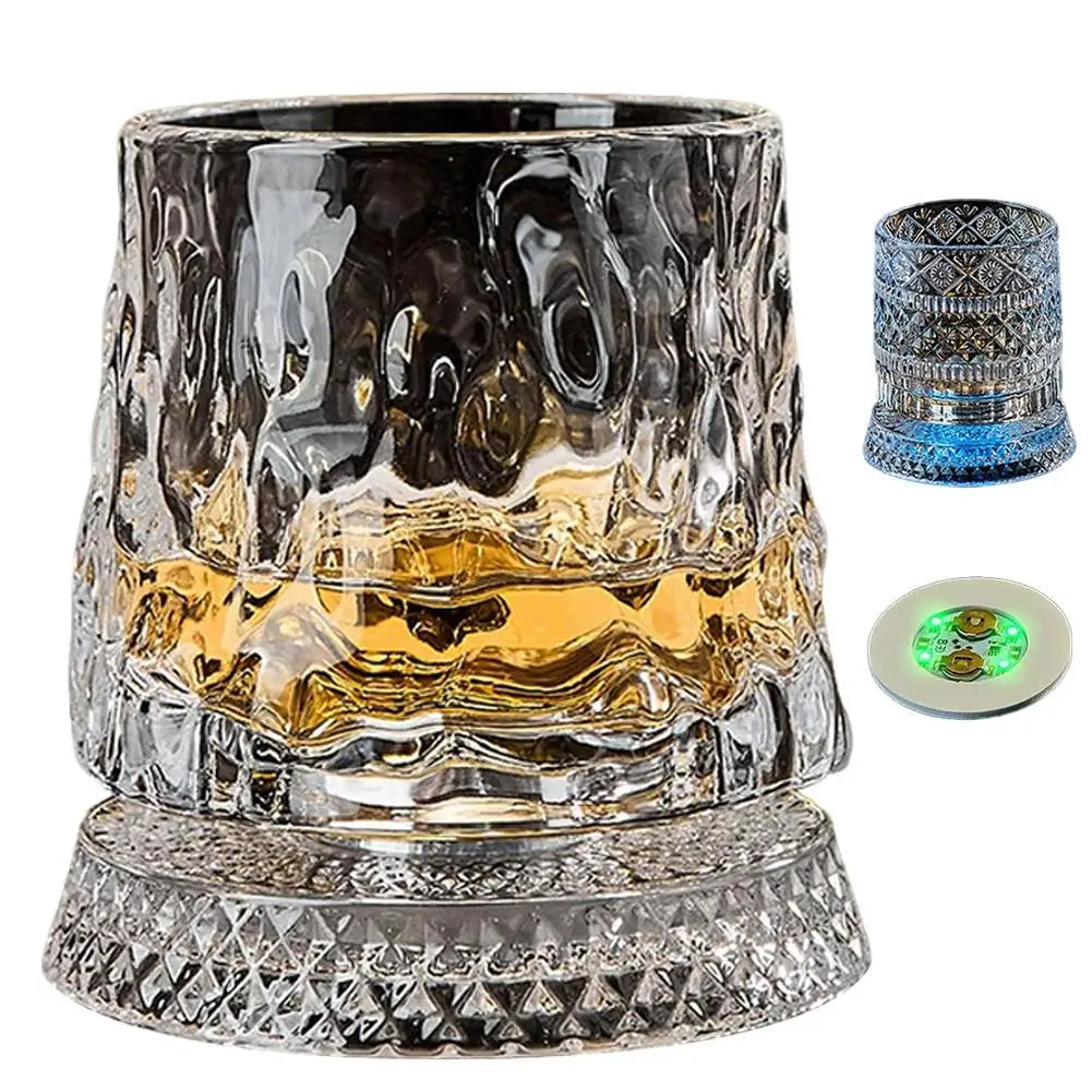 Luminous Rotating Whiskey Glass