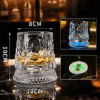 LED Glowing Rotating Whiskey Glass