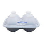 367A 3D Baseball Ice Cubes Mold Silicone Round Ice Ball Maker for Creative Drink and Parties Popsicles Making Tool
