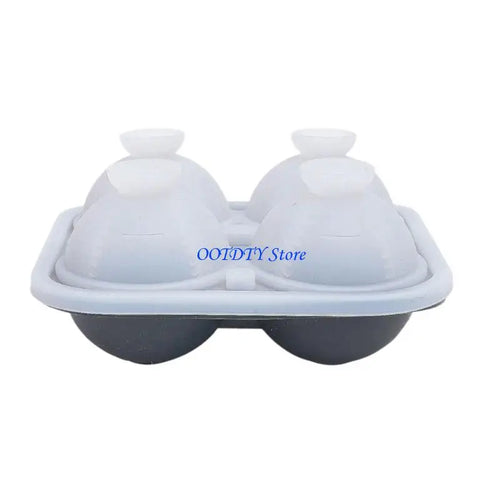 367A 3D Baseball Ice Cubes Mold Silicone Round Ice Ball Maker for Creative Drink and Parties Popsicles Making Tool