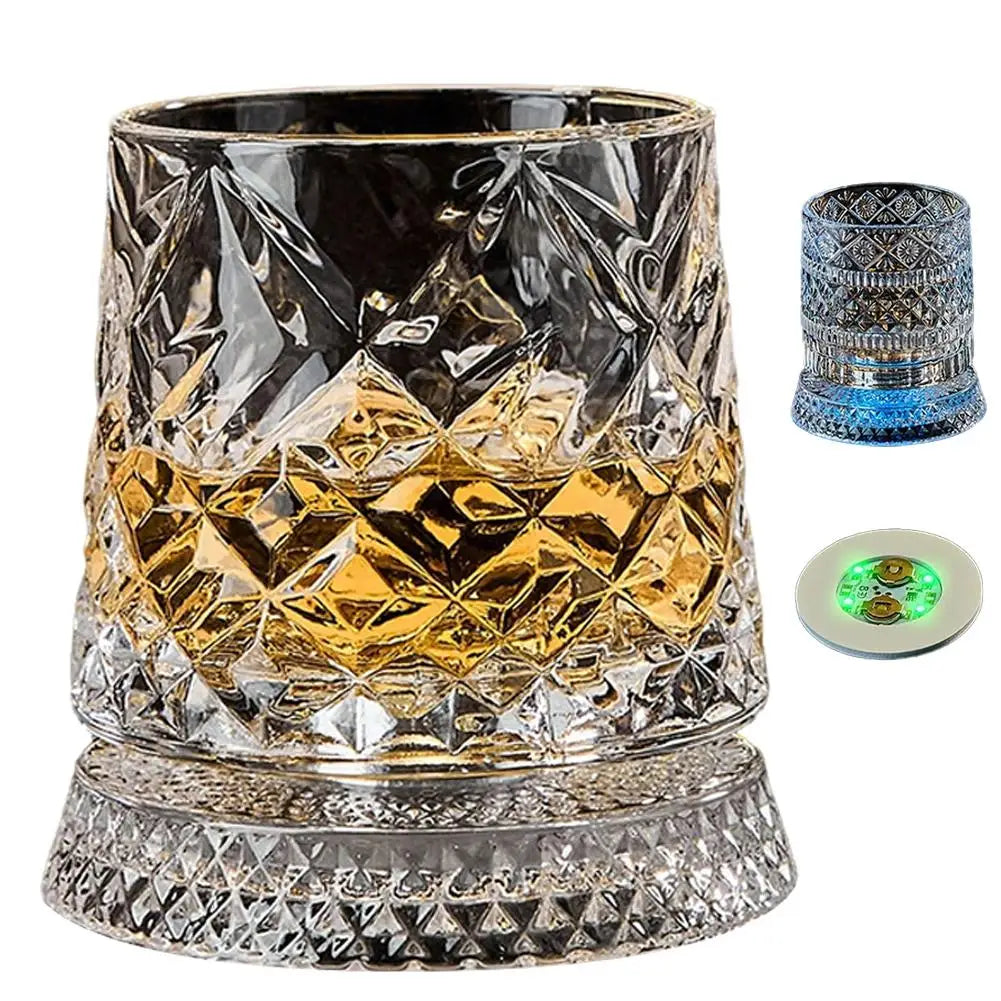 Luminous Rotating Whiskey Glass