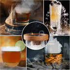Wooden Cocktail Smoker Kit – Natural Wood Chips (4–8 pcs)
