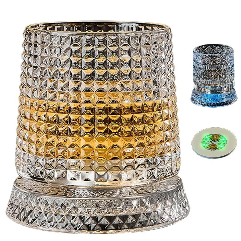Luminous Rotating Whiskey Glass