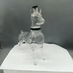 Doberman Liquor Decanter for Bar, Creative Dog Glass Whiskey Bottle, Perfect for Home Bar, Pub, Party Display