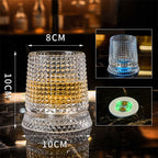 LED Glowing Rotating Whiskey Glass
