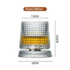 Rotating Crystal Whiskey Glass