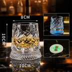 LED Glowing Rotating Whiskey Glass