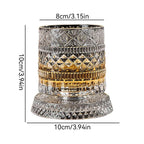 LED Glowing Rotating Whiskey Glass