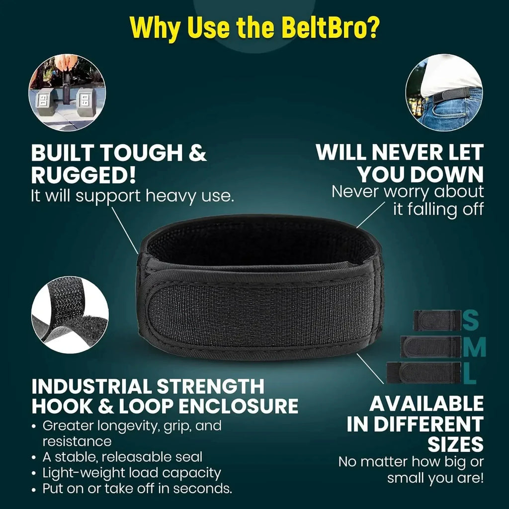 Buckle-Free Elastic Waist Belt