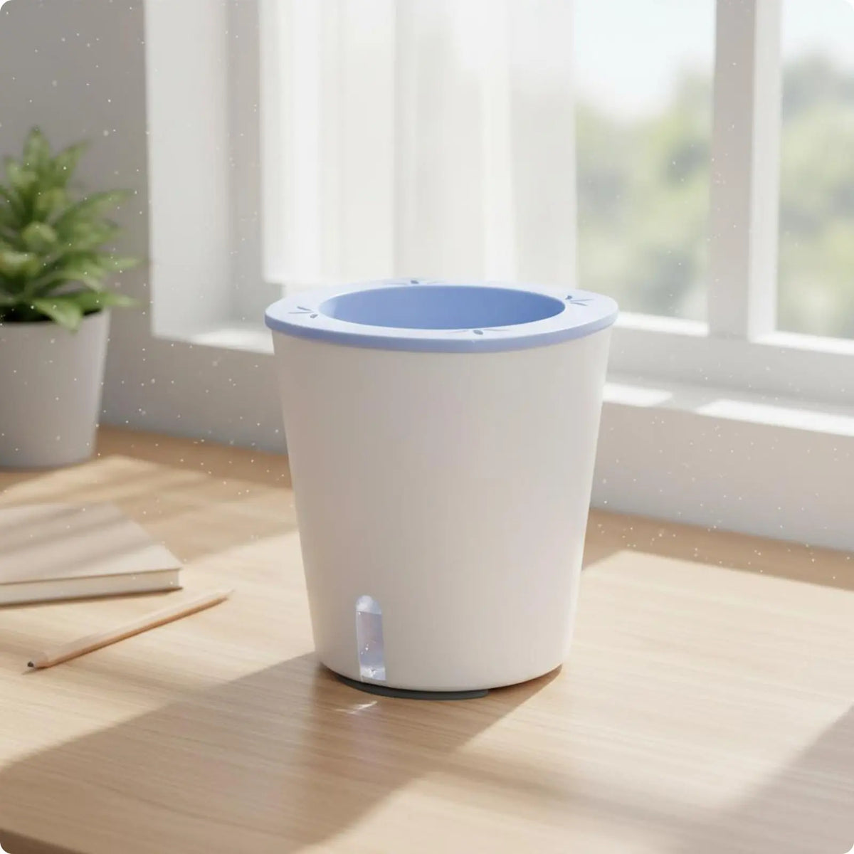 Self-Watering Planter with Reservoir
