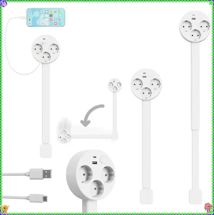 Rotating Folding Outlet Extender
